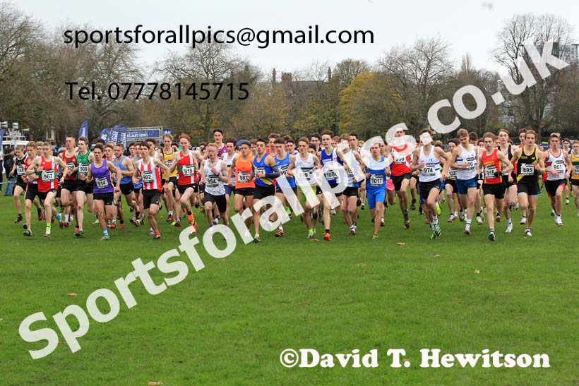 Junior Men, 2022 British Athletics Cross Challenge, Sefton Park, Liverpool.  Photo: David T. Hewitson/Sports for All Pics